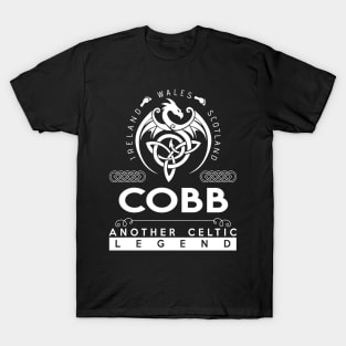 Cobb Name T Shirt - Another Celtic Legend Cobb Dragon Gift Item T-Shirt